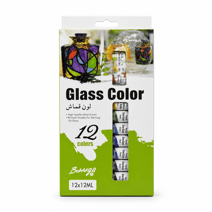 Professional Glass Colours - 12 x 12 ml