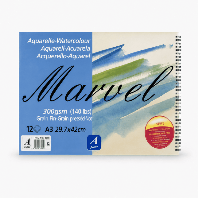 A3 Watercolour Sketch Book - 300 GSM