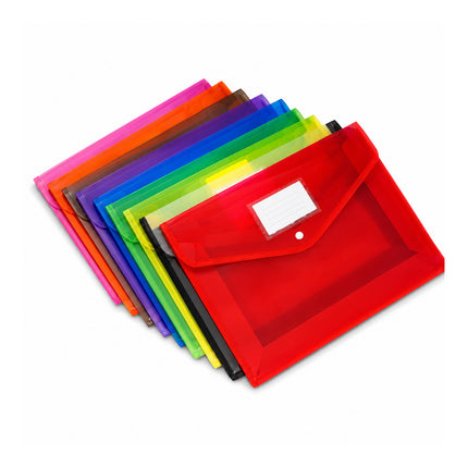 Button folder with label