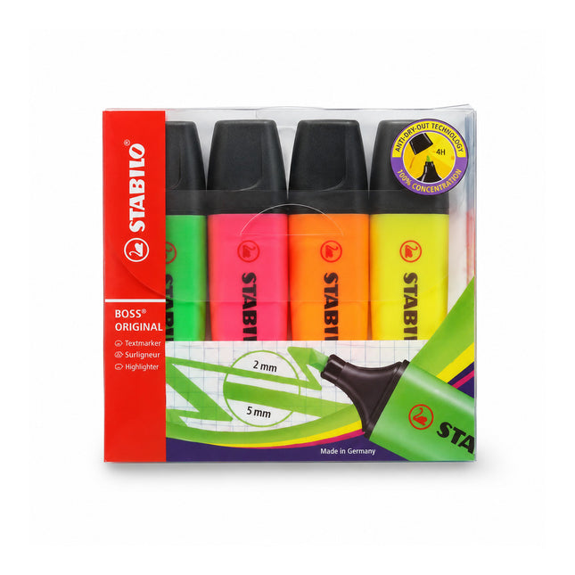 Stabilo set of 4 highlighters 70/4