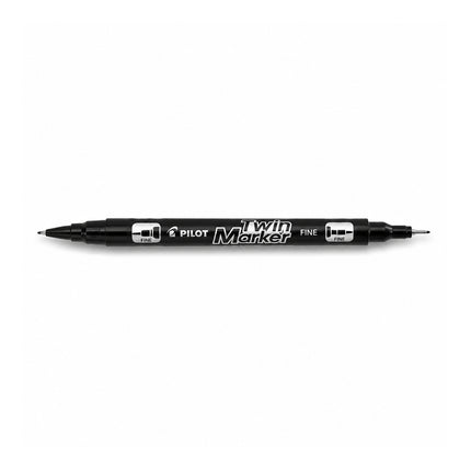 Pilot fine tip markers black