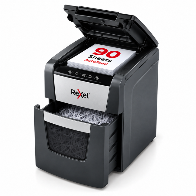Rexel Optimum AutoFeed+ 90 Shredder