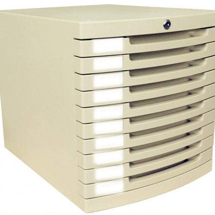 Heavy duty 10 drawers paper tray with lock