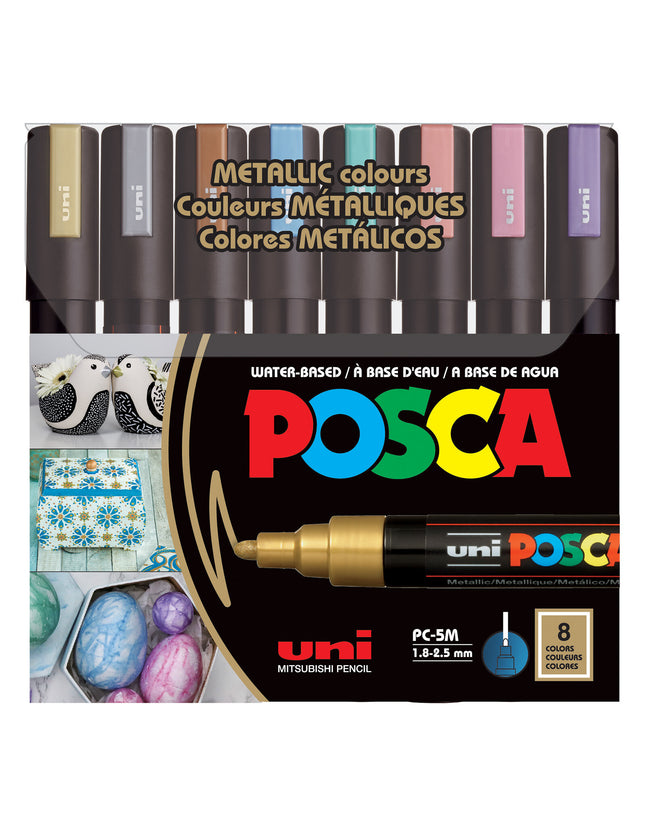 Posca Metallic Colours 8