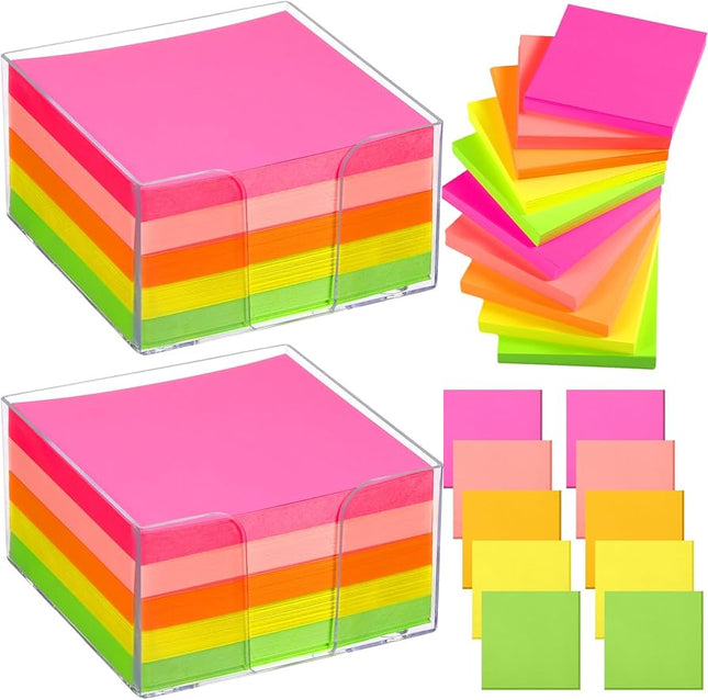 Memo cube color paper with holder
