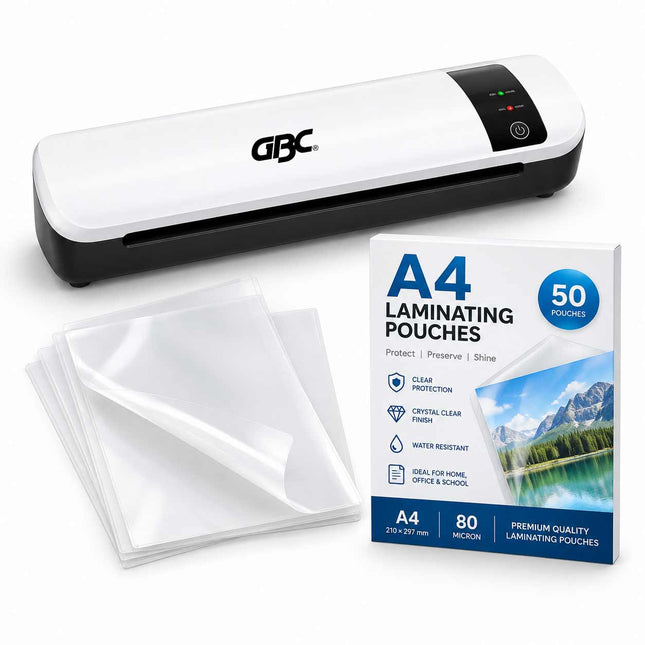 GBC A4 Laminator + 50 pouches