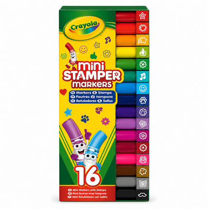 Crayola mini stamper markers 16