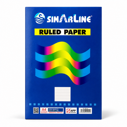 Lined ruled paper