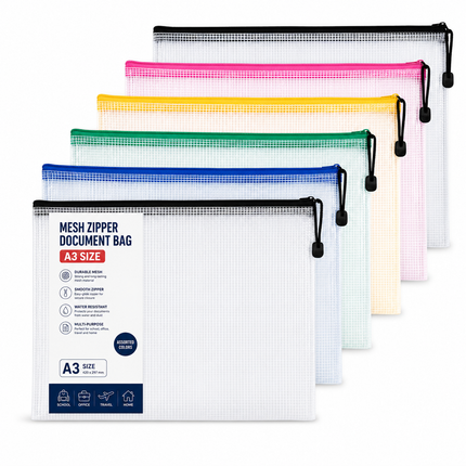 A3 zipper folders