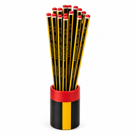 Staedtler one pack of pencils+ drum sharpener