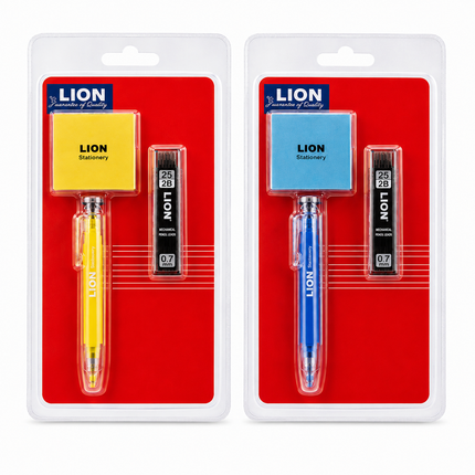 Blister mechanical pencil with lead tube