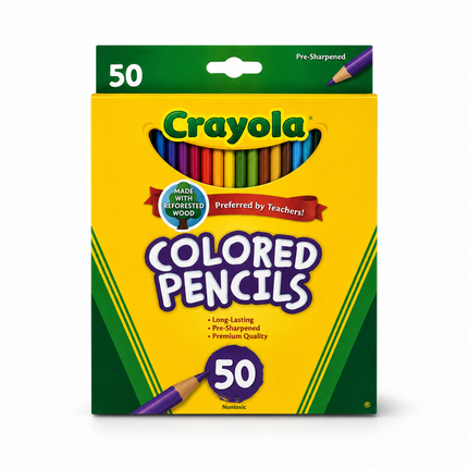Crayola colored pencils set of 50