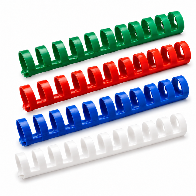 Comb spiral rings 10, 14, 20 mm