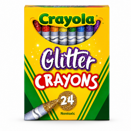 Crayola glitter crayons 24
