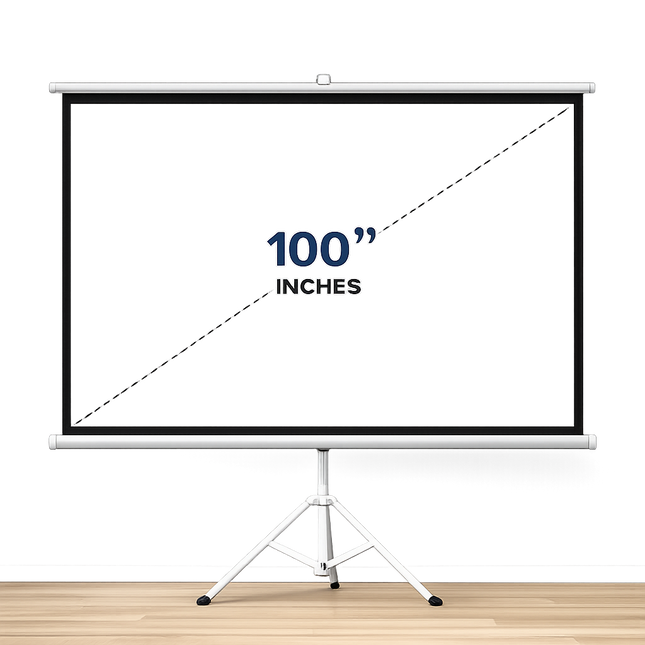 100" PROJECTION SCREEN  2.03M X 1.52M