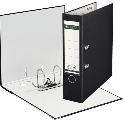 Lever arch files black