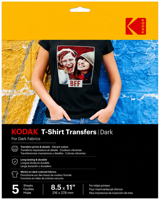 A4 Dark T-Shirt Transfers (PKT/5)