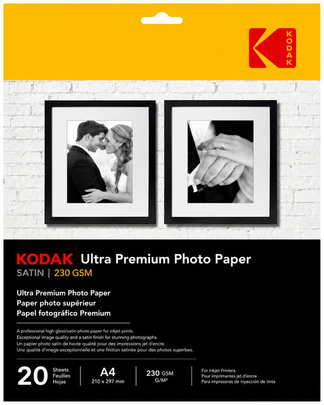 A4 Ultra Premium Photo Paper - RC Satin 280gsm (PKT/20)