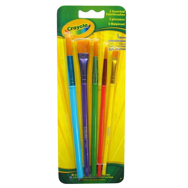 Crayola pint brushes set of 5