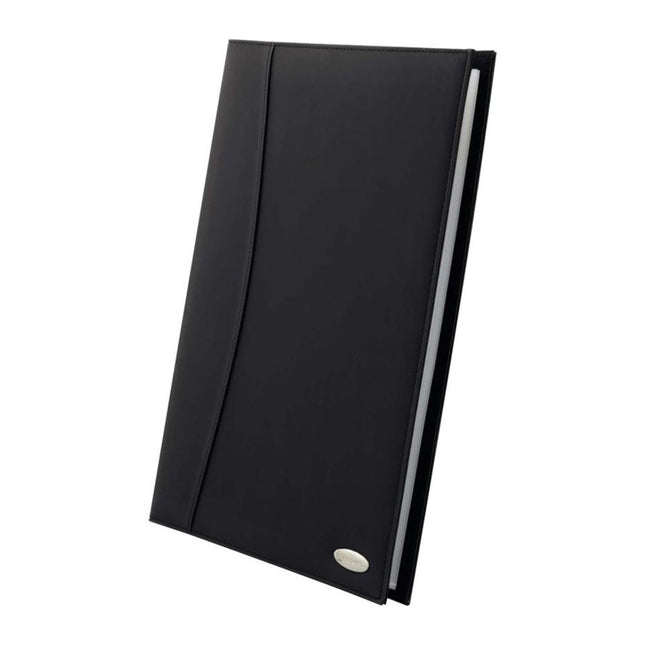 Leather soft touch display book 36 transperent pockets