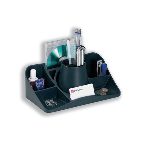Agenda2 desk organizer charcoal