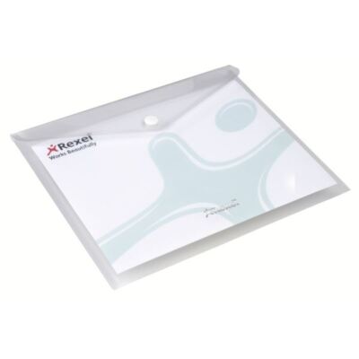 A4 clear button wallet folder (PKT/5)